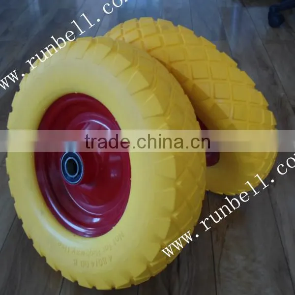 10" PU Foam Beach Trolley Wheels Made in China photo-3