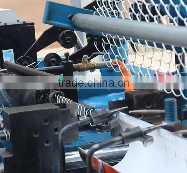 Full Automatic Galvanized/PVC Coated Chain Link Fence Machine photo-6