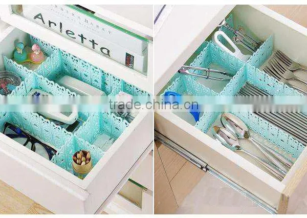 DIY Assemble Free Combination Plastic Drawer Clapboard photo-2