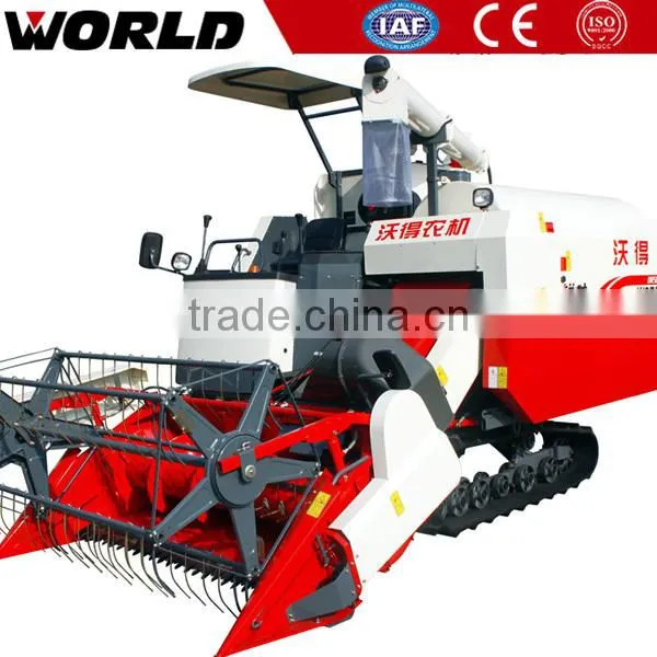 Full Feeding WORLD Brand 88HP 4LZ-4.0E Mini Rice Combine Harvester Price photo-6