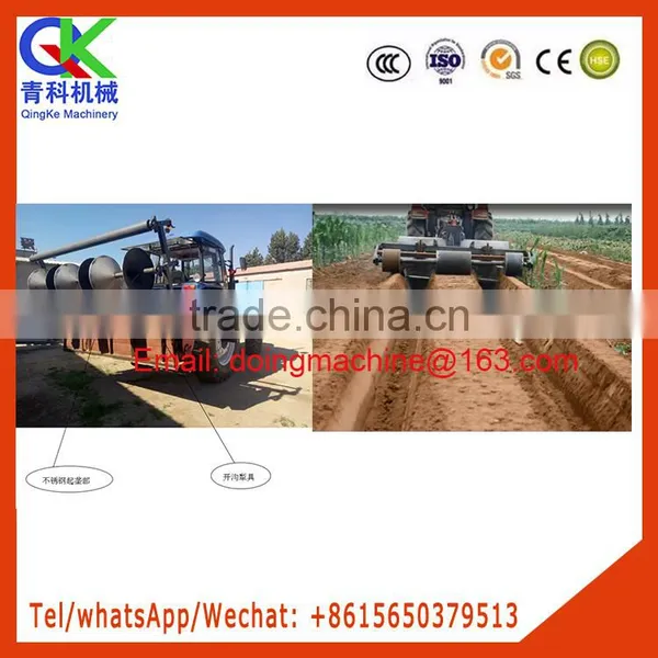 The Tractor Type Shallot Groove-cutting Machine Mini-tiller photo-3