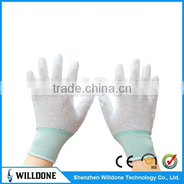 High Quality Palm PU Coated Nylon Gloves photo-2