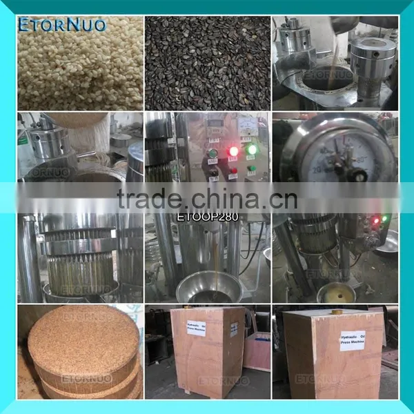 High Efficiency Small Cold Pressed Hydraulic Olive Oil Press Machine photo-2