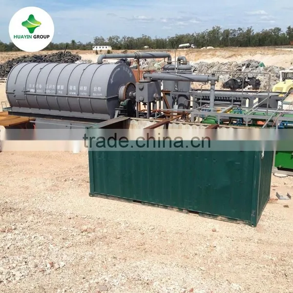Customise Waste Used Tire To Oil Pyrolysis Machine Recycling To Fuel Further Process To Diesel photo-2
