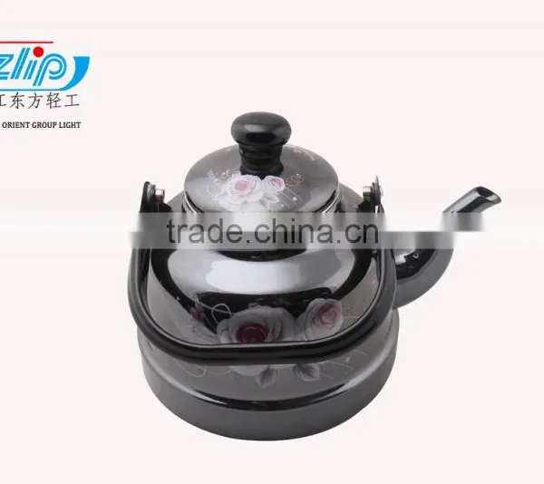 The Modern Mirror Enamel Kettle With Stainless Handle photo-4