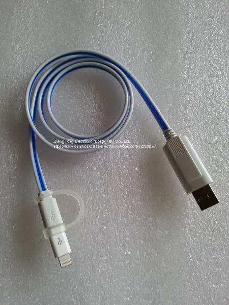 EL Lighting Charging Data Cable USB2.0 for Android And IPhone