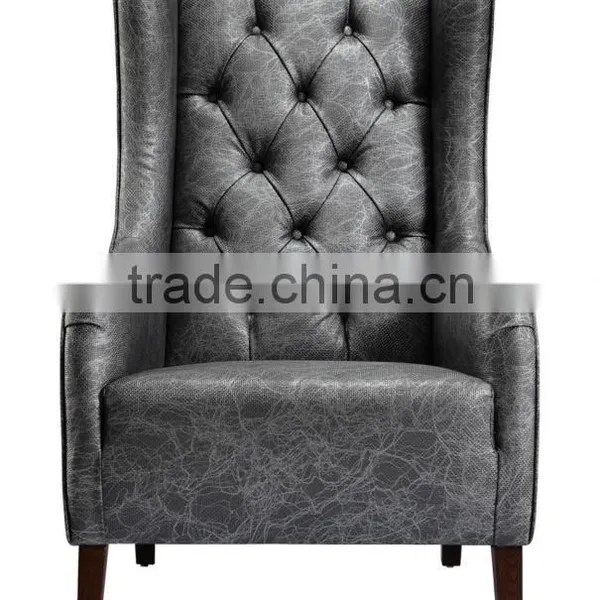 European Style Leather Lazy Leisure Sofa Chair
