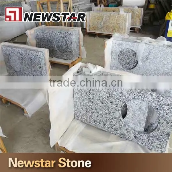 Newstar Bathroom Double Sink Countertops Granite Vanity Tops photo-5