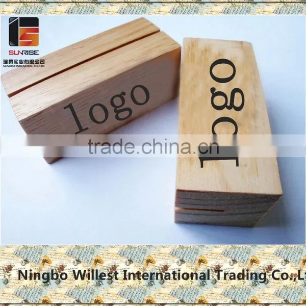 Wooden Base for Chalkboard,high Quality Menu Holder Wood Base photo-4