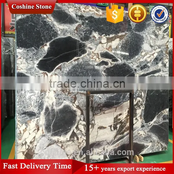 Polished 1.8cm Thickness Cultured Galaxy Blue Marble Slab photo-2