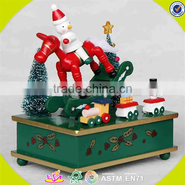 Wholesale Baby Wooden Christmas Tree Music Box Top Fashion Kids Wooden Christmas Tree Music Box W07B013A photo-4