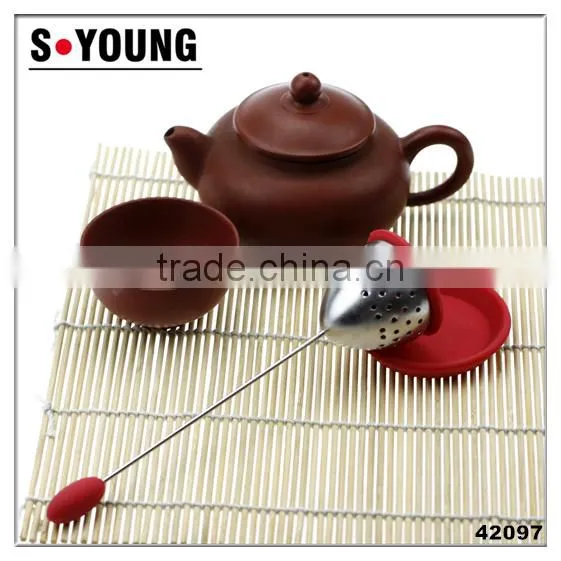 42097 High Quality Stainless Steel Wire Mesh Filter Tea Ball,ss Tea Infuser Tea Strainer photo-3