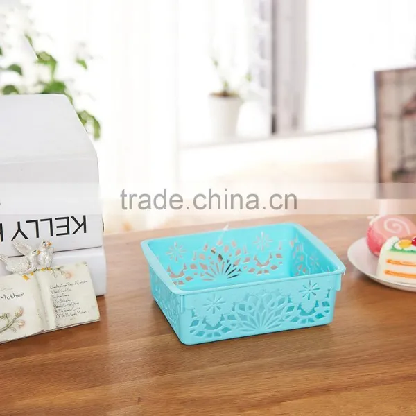 Hollow-out Plastic pp Fruit Basket Sundries Container photo-2