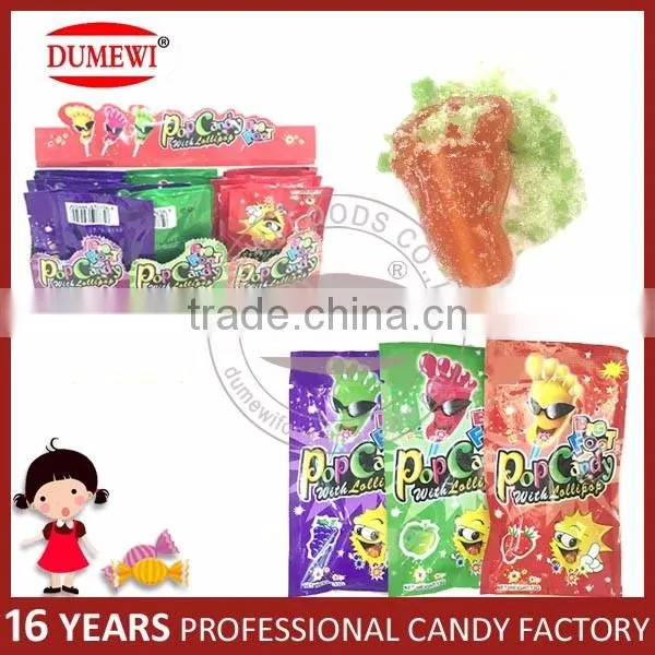Popping Candy With Lollipop