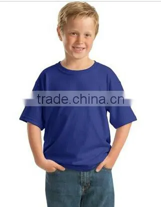 Seamless O Neck Boys Design Plain T-shirt 100% Cotton Boys T-shirt photo-6