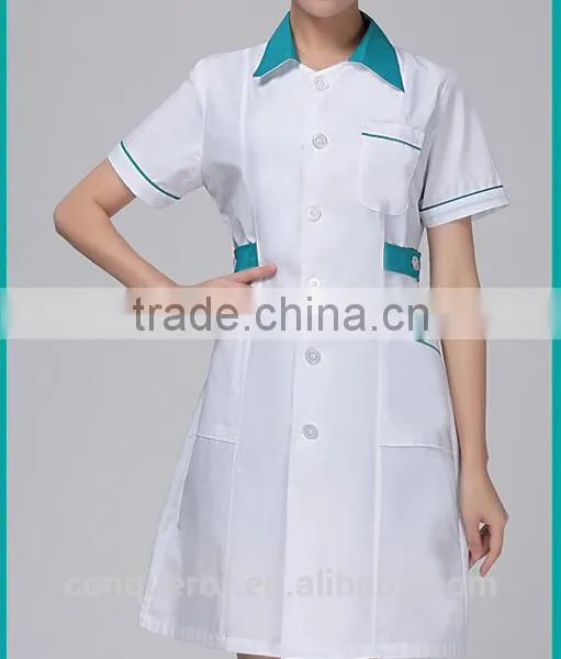 New Design Custom Quality Hospital Doctor's Uniform UFM1604 photo-3