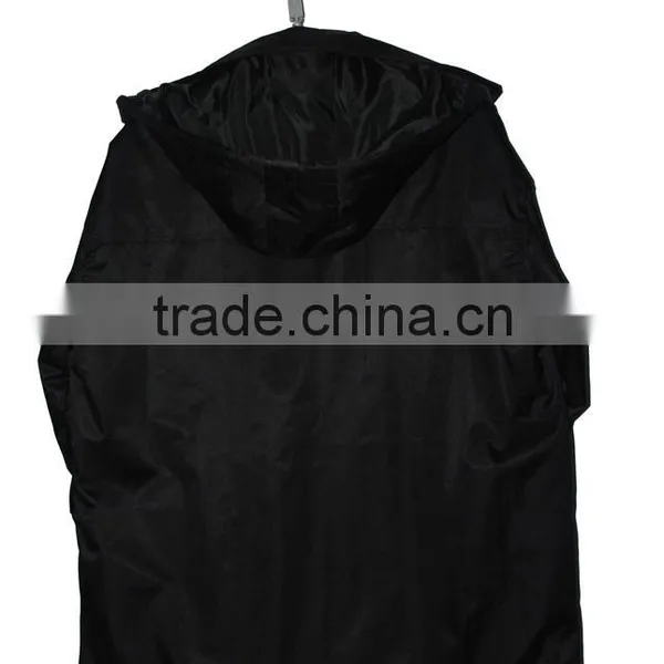Men's Winter Wear 2015 New Men's Waterproof Pvc Coated Padded Jacket Twill Pvc Coated Lining Cut Terry Quilted Cotton photo-6