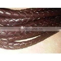 Colourfull Round 3mm Braided Leather Cord For Wholesale photo-4