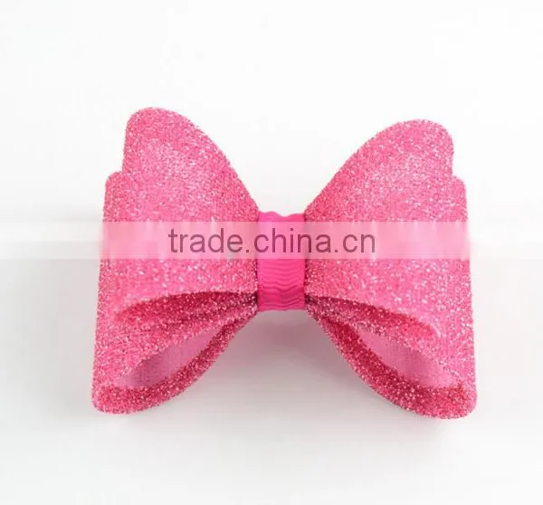 China Factory Cheap Pink Lace Ribbon DIY Clothes Accessory Bowknot for Kid photo-5