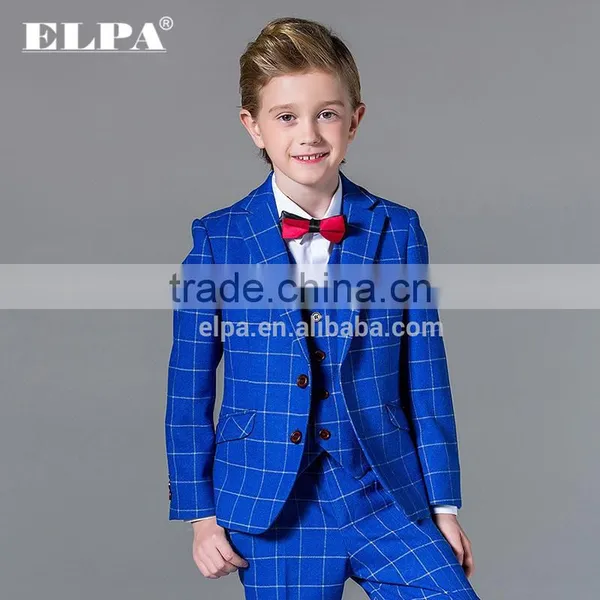Elpa NXB0073 Slim Black Fancy 3 Piece Designer Kids Boys Suits photo-3