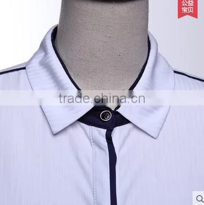 Ladies's Blouses Top Formal Woman Business Office Long Sleeve Slim Shirt photo-3