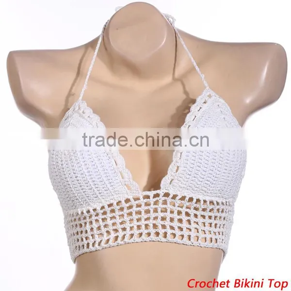 Personalized Summer Crochet Bikini Top photo-4