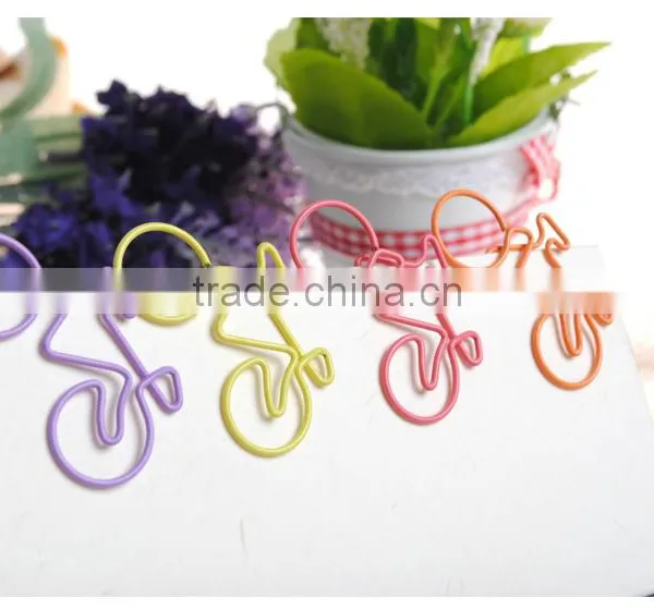 Planner Paper Clip Bicycle Shape Clip Planner Accessories Plastic Clip photo-3
