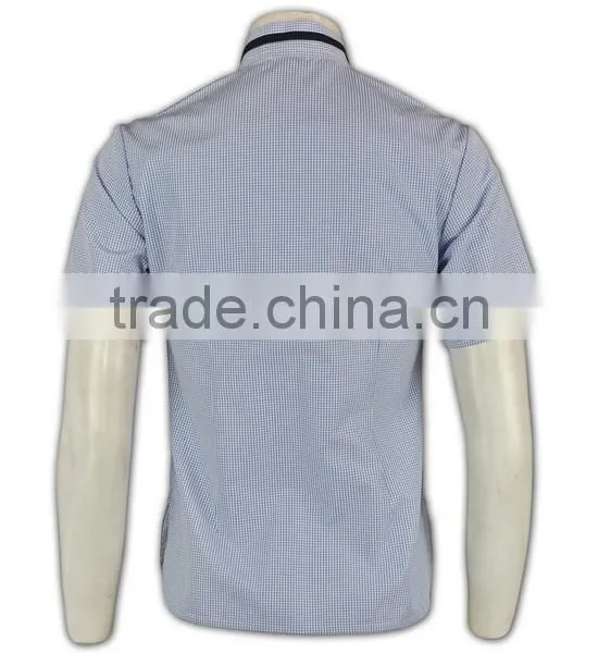 100% Cotton Design China Made Short Sleeve Ladies Formal Checks Shirts Designs photo-3