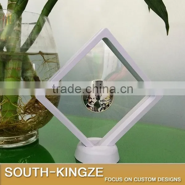 Large Size White 11x11cm Transparent ABS Display Case photo-2