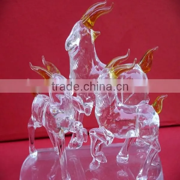 Creative Gifts for Guest Crystal Sheep Status photo-2