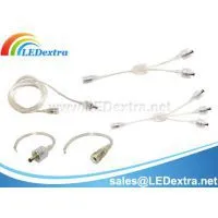 Waterproof DC Power Cable Set – Clear