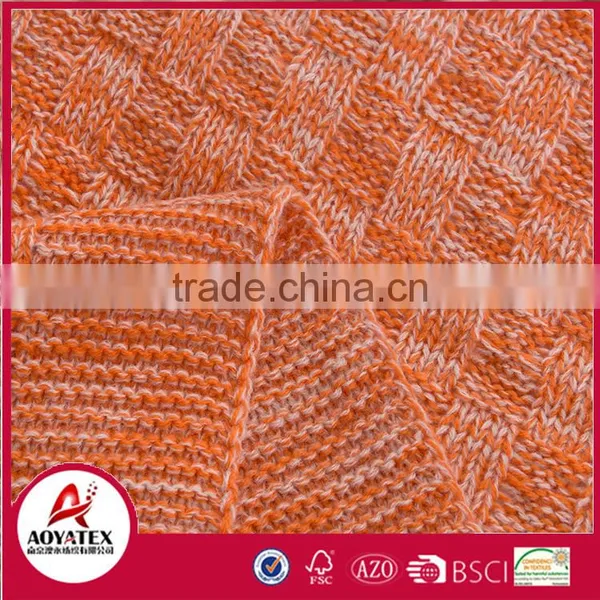 Hot Selling Super Soft Acrylic Crocheted Plain Cloth Winter Blanket photo-6