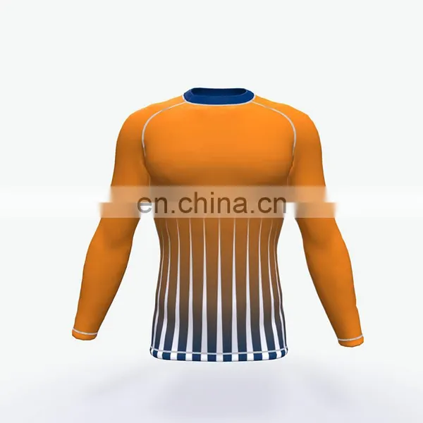 Custom Own Design Sublimation Printing Short Sleeve Rash Guards photo-6