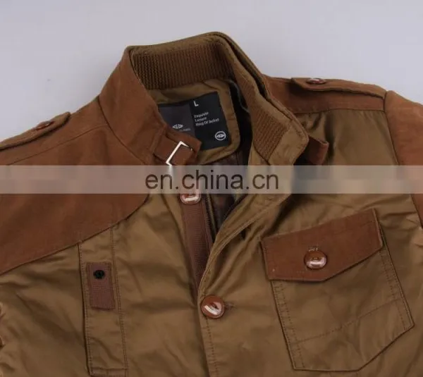 Latest Vogue Mens Thick Padded Stylish Cotton Military Parka Coat photo-4