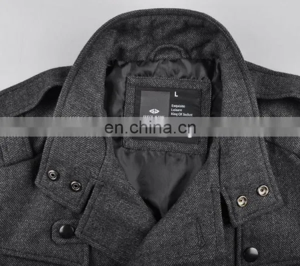 Lastest Design Mens Spring Top Grade Handsome Cashmere Overcoat photo-4