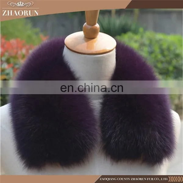 High Quality Real Fur Collar /Fur Garment Fox Fur Collar photo-3