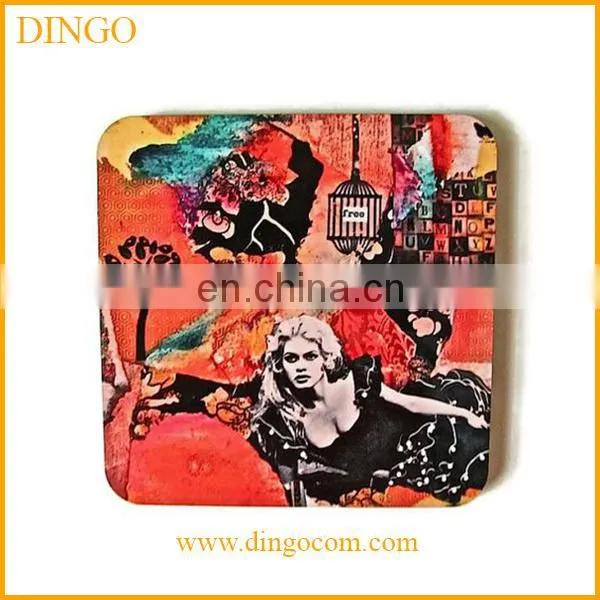 Custom Promotional Coaster,round Shape Mats for Sublimation Pad