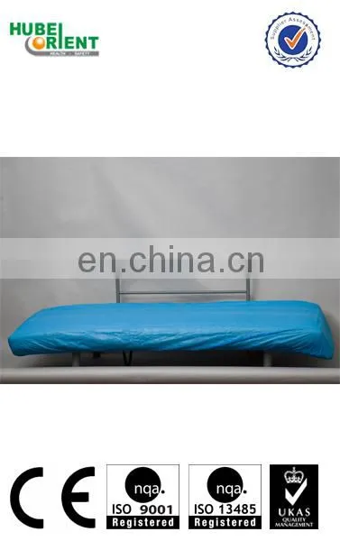 Disposable Waterproof Strecth CPE Bedcover With Elastic Band for Hospital photo-3