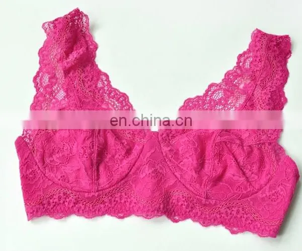 Multi Color Transparent Full Lace Bra Panty Set photo-5