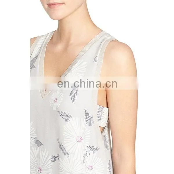 Floral Print V-Neck Tank Top Casual Women Clothing Ladies Tops For Women 2016 photo-4