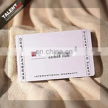 Custom Printed Promotion Simple Gift Business Plastic Vip Warranty Card photo-3