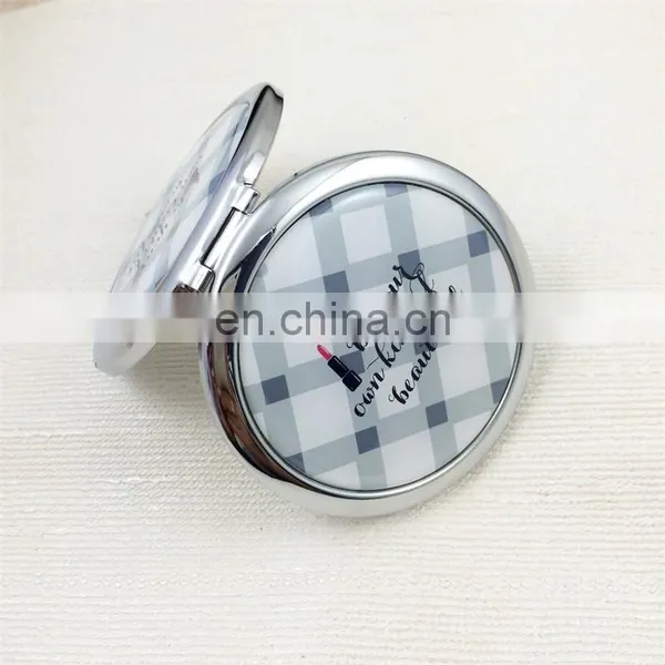 Metal Compact Mirror Compact Mirror With Logo photo-5