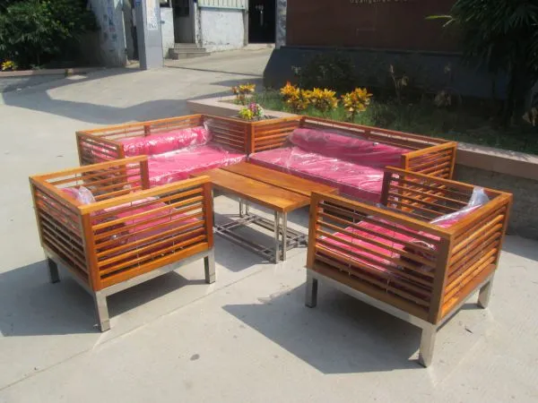 Luxury Teak Lounge Chair Teak Outdoor Furniture Uv-resistant photo-2