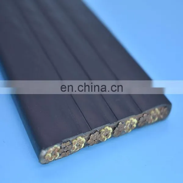 60 Core Special Pvc Flat Elevator Travelling Cable photo-3