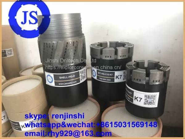 HQ Teeth 9mm Pdc Coal Mining / Pdc Impregnated Diamond Exploration Coring Drill Bit photo-4