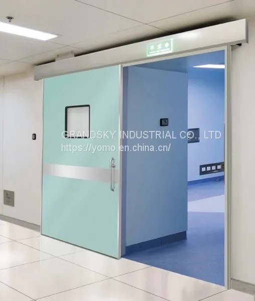 High-quality Operating Room Automatic Door Medical Purification Hospital Steel Sliding Airtight Door photo-2