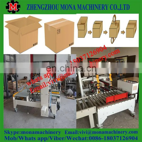 Automatic up and Down Adhesive Tape Beverages Case Sealing Machine Automatic Carton Case Joint Edge Sealing Packing Machine photo-5