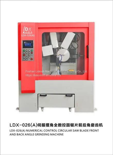 LDX-026（A)Servo Swing Angle Full CNC Alloy Saw Blade Front and Rear Angle Grinding Machine photo-2