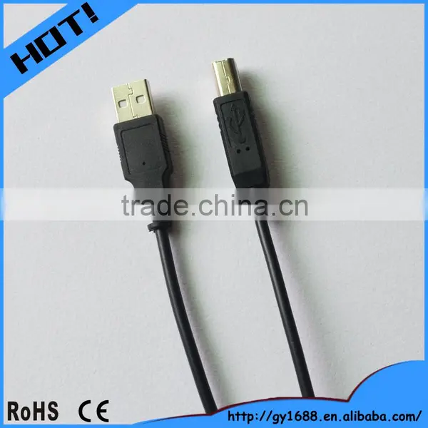 High Quality Black Male and Male USB2.0 Printer Cable 1m