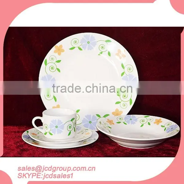 20pc Porcelain Dinnerware Set With Decal,Ceramic Dinner Set photo-3